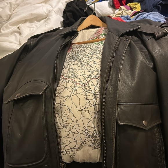 Leather jacket Hard Rock Cafe Dallas - Picture 2 of 3